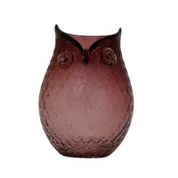 Vase Eule (Violett)